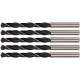 Сверла по металлу HSS черненые 8,0x117 мм (5 шт.) FIT DIY