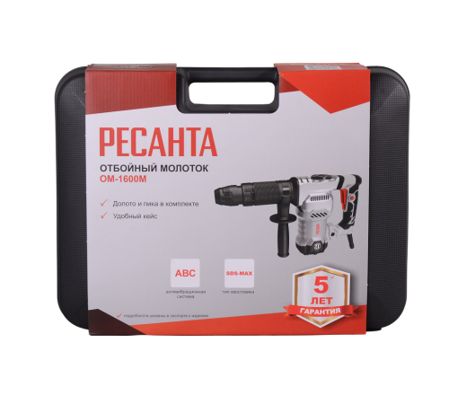Отбойный молоток ОМ-1600М Ресанта
