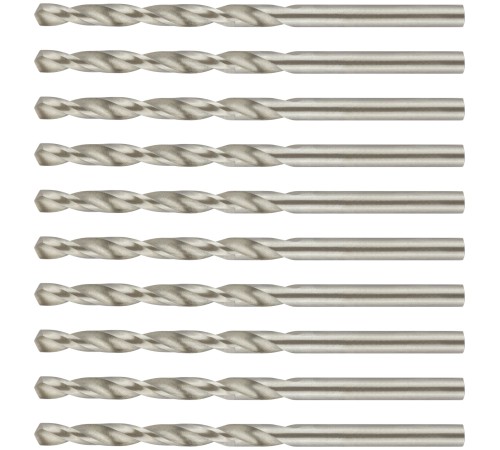 Сверла по металлу HSS полированные 4,0 мм (10 шт.) FIT IT
