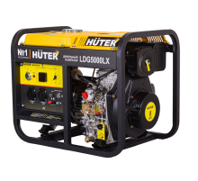 Электрогенератор дизельный LDG 5000LX Huter