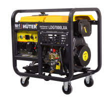 Электрогенератор дизельный LDG 7000LXА Huter