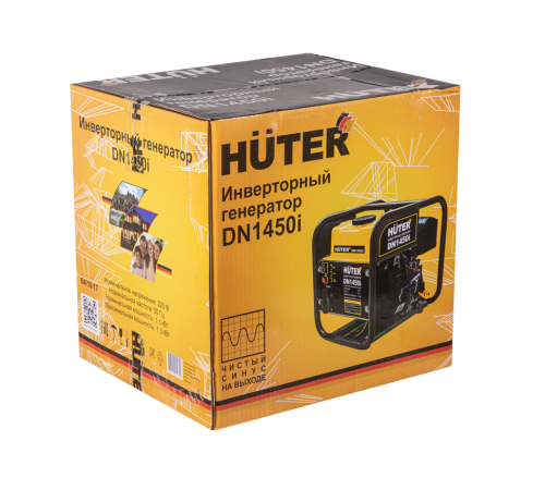 Инверторный генератор DN1450i Huter