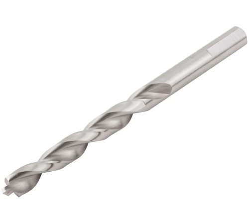 Сверло по металлу HSS полированное, центровочный наконечник, Р6М5, блистер 10,0х133 мм ( 1 шт.) FIT IT Сверло по металлу HSS полированное, центровочный наконечник, Р6М5, блистер 10,0х133 мм ( 1 шт.) FIT IT