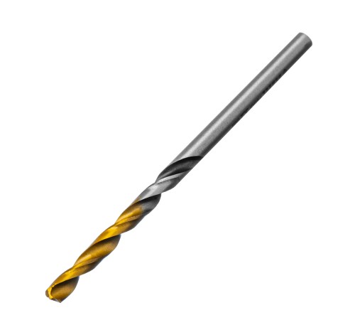 Сверло спиральное по металлу 3,2 x 65мм, Р6М5, Golden Tip, многогранная заточка, 2шт. Denzel