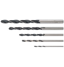 Набор сверл по металлу HSS черненых, 5 шт. (1,5-2,5-3-4-5 мм) FIT DIY Набор сверл по металлу HSS черненых, 5 шт. (1,5-2,5-3-4-5 мм) FIT DIY