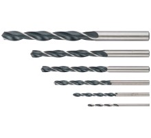 Набор сверл по металлу HSS черненых, 6 шт. (2-3-4-5-6-8 мм) FIT DIY