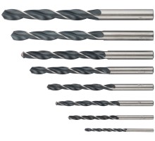 Набор сверл по металлу HSS черненых, 8 шт. (3-4-5-6-7-8-9-10 мм) FIT DIY