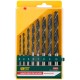Набор сверл по металлу HSS черненых, 8 шт. (3-4-5-6-7-8-9-10 мм) FIT DIY