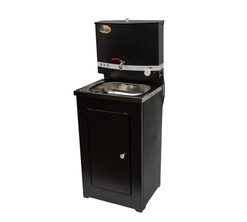 Умывальник дачный с подогревом "Люкс" ВИХРЬ, нержавейка, медный