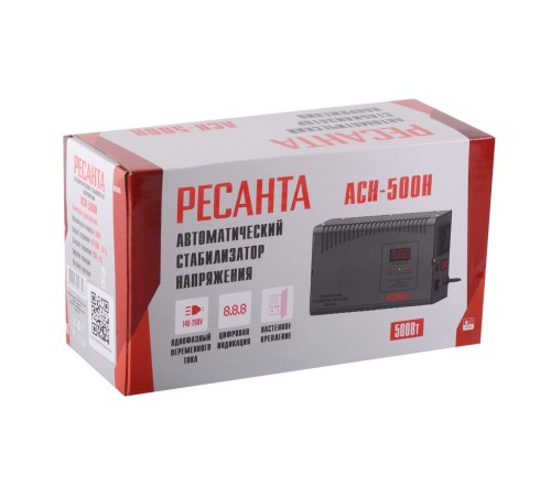 Стабилизатор напряжения Ресанта АСН-500 Н Стабилизатор напряжения Ресанта АСН-500 Н