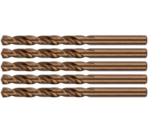 Сверла по металлу HSS с добавкой кобальта 5% Профи 8,0 мм ( 5 шт.) FIT HQ