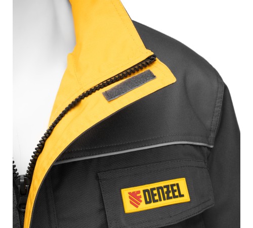 Куртка профессиональная рабочая, 65% полиэстер 35% хлопок, XXXL Denzel Куртка профессиональная рабочая, 65% полиэстер 35% хлопок, XXXL Denzel