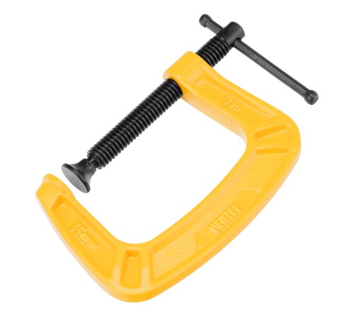 Струбцина G-образная, усиленная, 75 мм Denzel