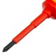 Отвертка Insulated, PH1 x 75 мм, CrMo, до 1000 В, двухкомпонентная рукоятка Matrix Professional