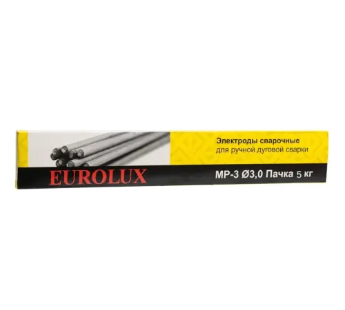 Электрод Eurolux МР-3 Ф3,0 Пачка 5 кг