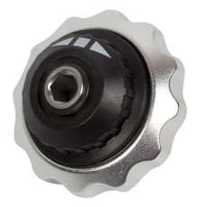 Трещотка компактная 1/4", бесшаговая, дисковый механизм, для вставок (бит) KING TONY 2745