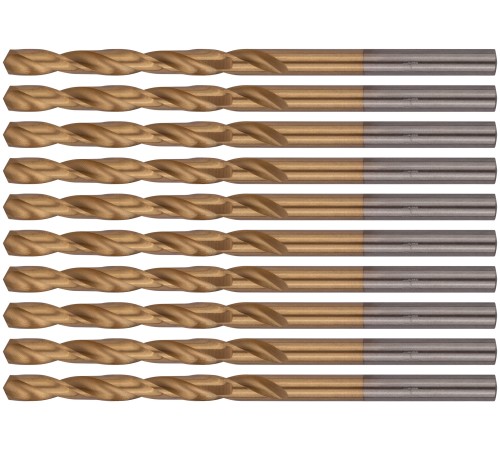 Сверла HSS по металлу, титановое покрытие 4,0 мм (10 шт.) FIT IT Сверла HSS по металлу, титановое покрытие 4,0 мм (10 шт.) FIT IT