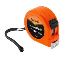 Рулетка Classic,7,5 м х 24 мм,пластиковый корпус Sparta Рулетка Classic,7,5 м х 24 мм,пластиковый корпус Sparta