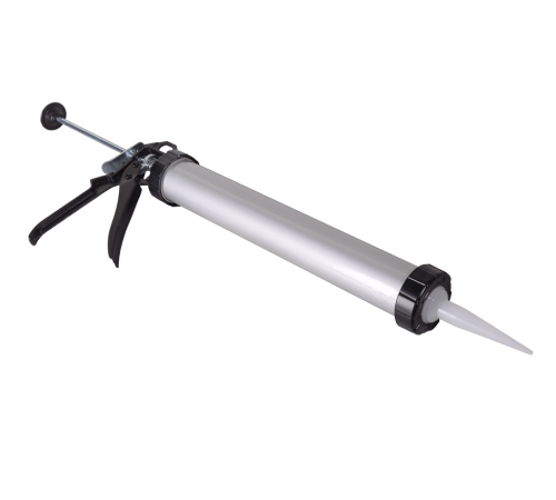 Пистолет для герметика алюминиевый закрытый 600мл Вихрь