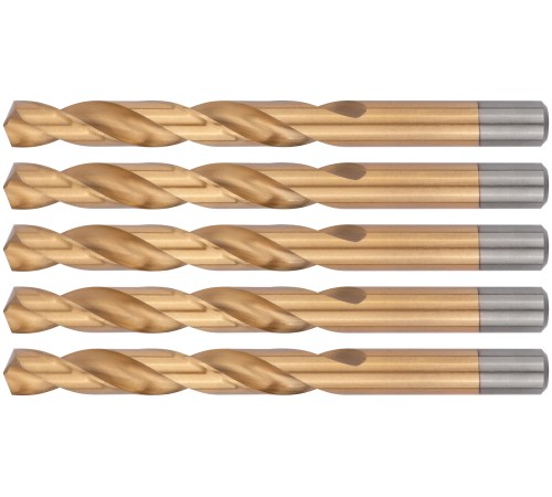 Сверла HSS по металлу, титановое покрытие 13,0 мм ( 5 шт.) FIT IT
