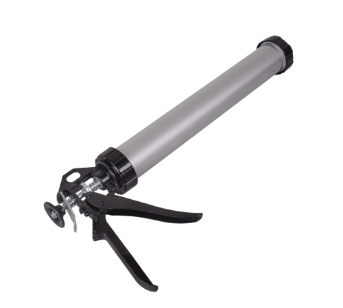 Пистолет для герметика алюминиевый закрытый 600мл Вихрь