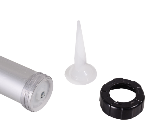 Пистолет для герметика алюминиевый закрытый 600мл Вихрь