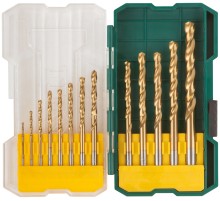 Набор сверл HSS по металлу, титановое покрытие, 13 шт. (1,5-2-2,5-3-3,2-3,5-4-4,5-5-5,5-6-6,5-8 мм) FIT IT