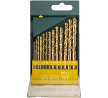 Набор сверл HSS по металлу, титановое покрытие, 13 шт. (1,5-2-2,5-3-3,2-3,5-4-4,5-4,8-5-5,5-6-6,5 мм) FIT IT