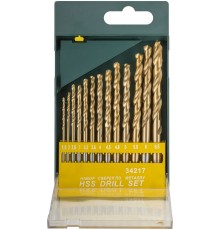 Набор сверл HSS по металлу, титановое покрытие, 13 шт. (1,5-2-2,5-3-3,2-3,5-4-4,5-4,8-5-5,5-6-6,5 мм) FIT IT Набор сверл HSS по металлу, титановое покрытие, 13 шт. (1,5-2-2,5-3-3,2-3,5-4-4,5-4,8-5-5,5-6-6,5 мм) FIT IT