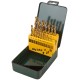 Набор сверл HSS по металлу, титановое покрытие, 19 шт. (1-10 мм), металлический бокс FIT IT