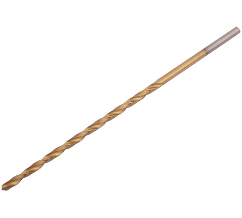 Сверла HSS по металлу, удлиненные, титановое покрытие 2,5х95 мм (10 шт.) FIT IT Сверла HSS по металлу, удлиненные, титановое покрытие 2,5х95 мм (10 шт.) FIT IT