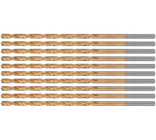 Сверла HSS по металлу, удлиненные, титановое покрытие 3,5х112 мм (10 шт.) FIT IT