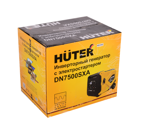 Инверторный генератор Huter DN7500SXA (электростартер) Инверторный генератор Huter DN7500SXA (электростартер)