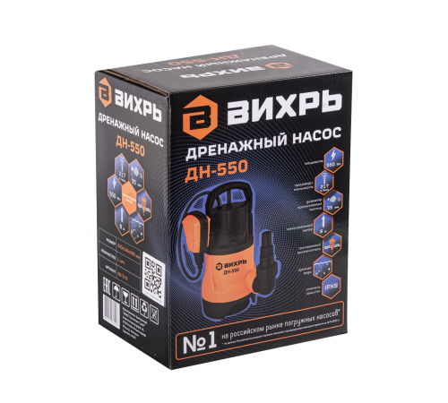 Дренажный насос Вихрь ДН-550