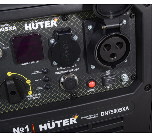 Инверторный генератор Huter DN7500SXA (электростартер) Инверторный генератор Huter DN7500SXA (электростартер)
