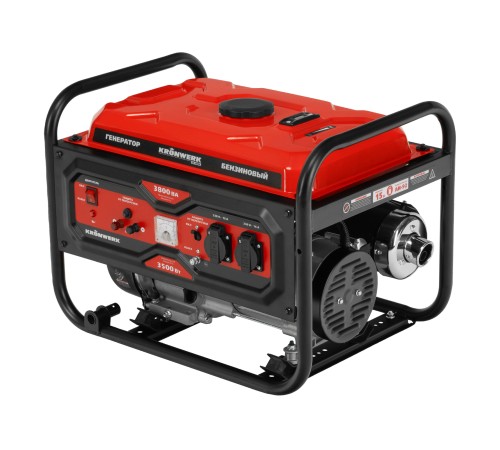 Генератор бензиновый LK-3800R, 3,8 кВт, 230В, ручной стартер Kronwerk Генератор бензиновый LK-3800R, 3,8 кВт, 230В, ручной стартер Kronwerk