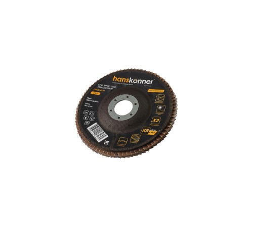 Зачистной круг лепестковый Hanskonner H9010-01-125x22-40ZTC Зачистной круг лепестковый Hanskonner H9010-01-125x22-40ZTC