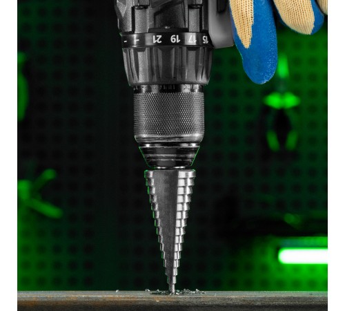 Сверло ступенчатое по металлу, 4-6-8-10-12-14-16-18-20-22-24-26-28-30-32 мм, 4241 Сибртех