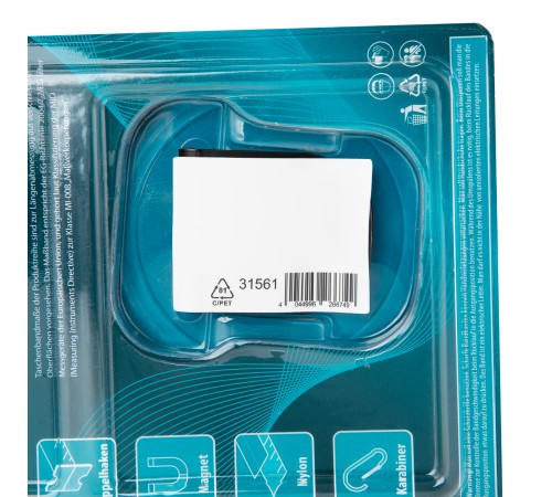 Рулетка "Automatisch", 8 м х 32 мм, нейлон, магнит, двустор. разметка, антиизлом, автоcтоп Gross