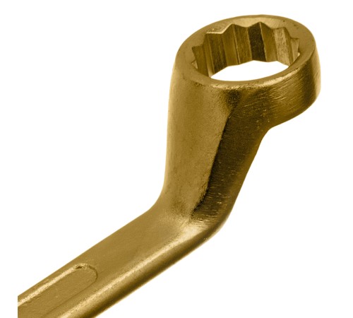 Ключ накидной, 20 х 22 мм, желтый цинк Сибртех