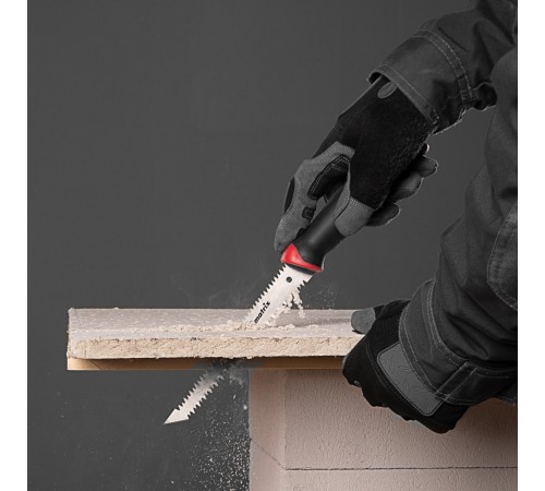 Ножовка по гипсокартону, 180 мм, две рабочие кромки полотна, двухкомпонентная рукоятка Matrix