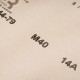 Шкурка на тканевой основе, зернистость № 0, 800 мм х 30 м, "БАЗ"