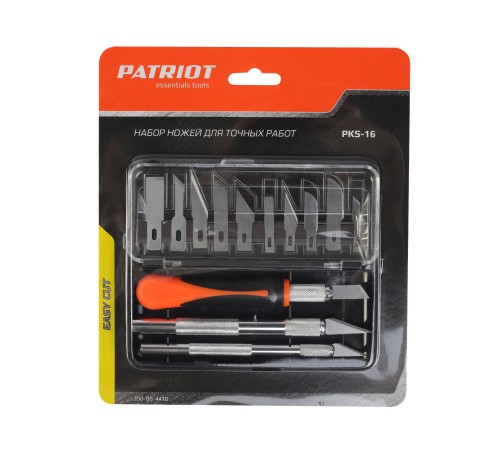 Набор ножей PATRIOT PKS 16 для точных работ Набор ножей PATRIOT PKS 16 для точных работ