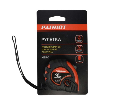 Рулетка измерительная PATRIOT MTP 3 Рулетка измерительная PATRIOT MTP 3