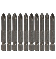 Бита PH2, сталь S2, длина 50 мм, 10 шт. Бита PH2, сталь S2, длина 50 мм, 10 шт.