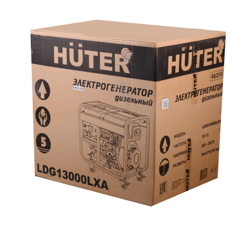 Электрогенератор дизельный LDG 13000LXА Huter Электрогенератор дизельный LDG 13000LXА Huter