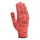 Перчатки трикотажные, акрил, усиленные, ПВХ-гель Протектор, цвет: коралл, 10 класс Сибртех