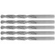 Сверла по металлу HSS, угол заточки 118°, 6,0 x 93 мм, (5 шт.) MOS