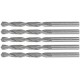 Сверла по металлу HSS, угол заточки 118°, 6,5 x 101 мм, (5 шт.) MOS