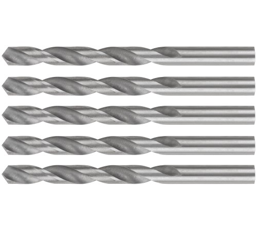 Сверла по металлу HSS, угол заточки 118°, 10,0 x 133 мм, (5 шт.) MOS Сверла по металлу HSS, угол заточки 118°, 10,0 x 133 мм, (5 шт.) MOS